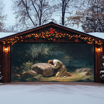 Shineful Garage Door Banner Decoration The Night of Obedience