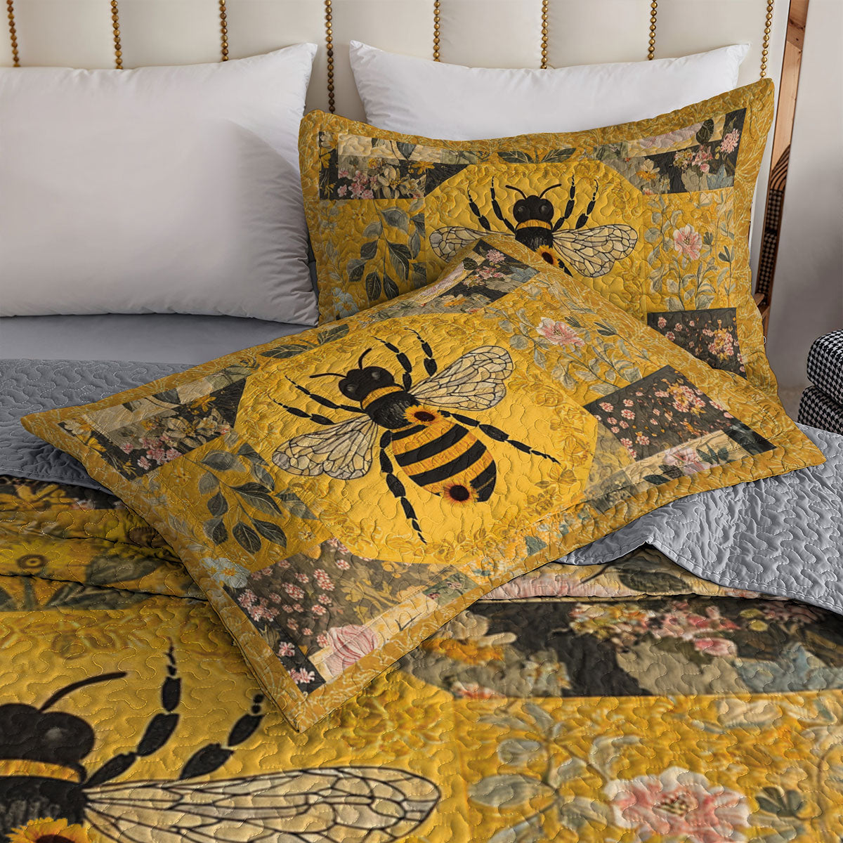Shineful All Season Quilt 3-Piece Set Bee Pretty