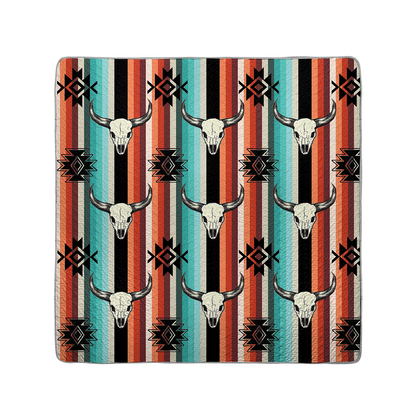 Shineful All Season Quilt 3-Piece Set Native Sacred Buffalo