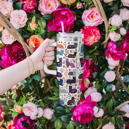 Shineful Tumbler Beautiful Cat Garden