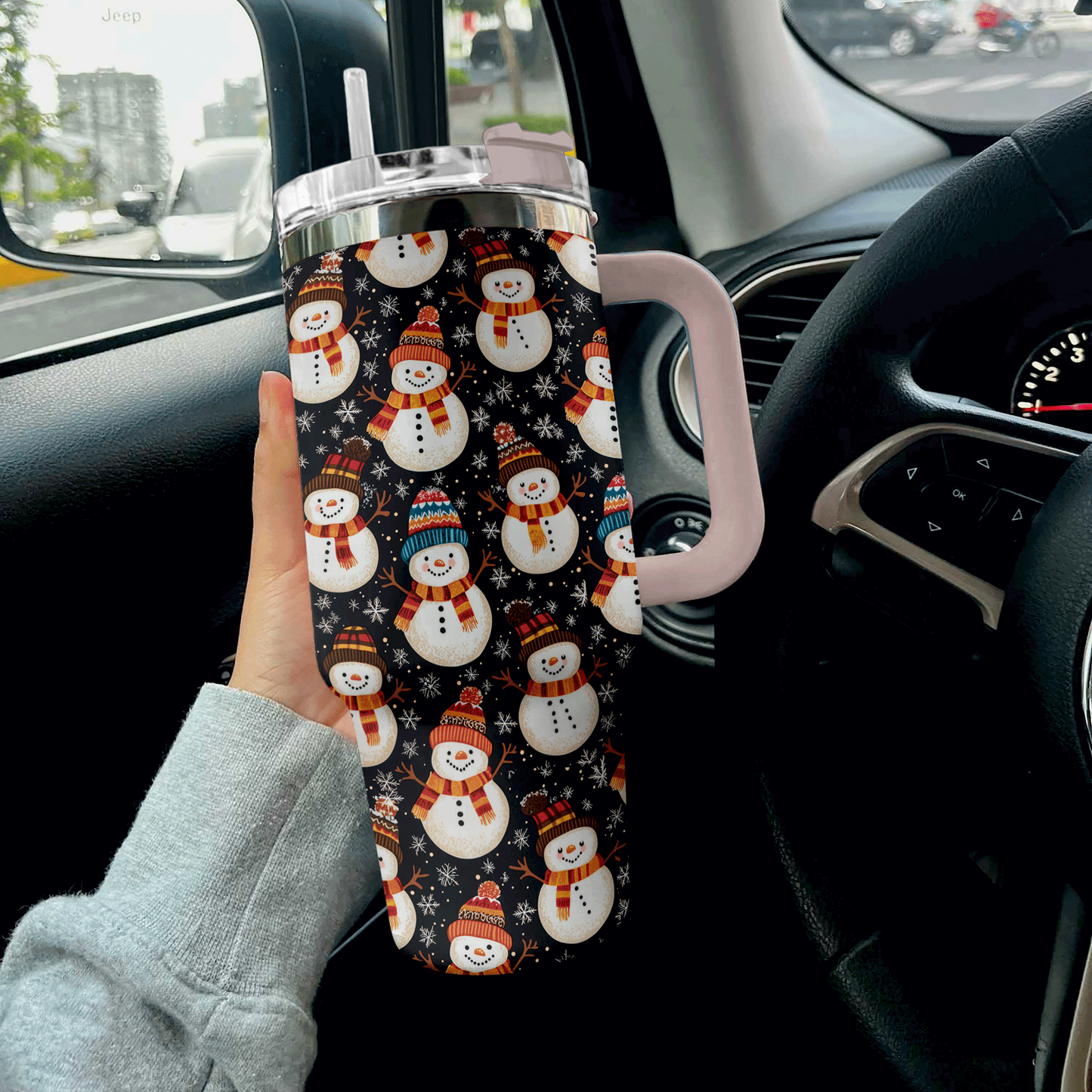Shineful Tumbler Snowman Joy