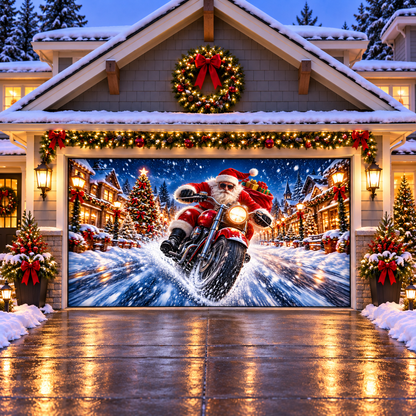 Shineful Christmas Adventure Garage Door Banner Decoration