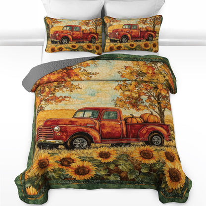 Shineful All Season Quilt 3-Piece Set Autumn Dreams