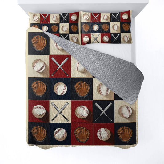 Shineful All Season Quilt 3-Piece Set Home Run