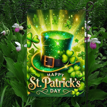 Shineful Gargen Flag 12" x 18" - Lucky Green Glow
