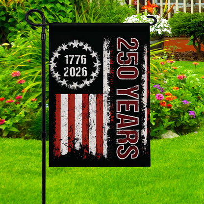 Shineful Gargen Flag 12" x 18" - Liberty Was Earned