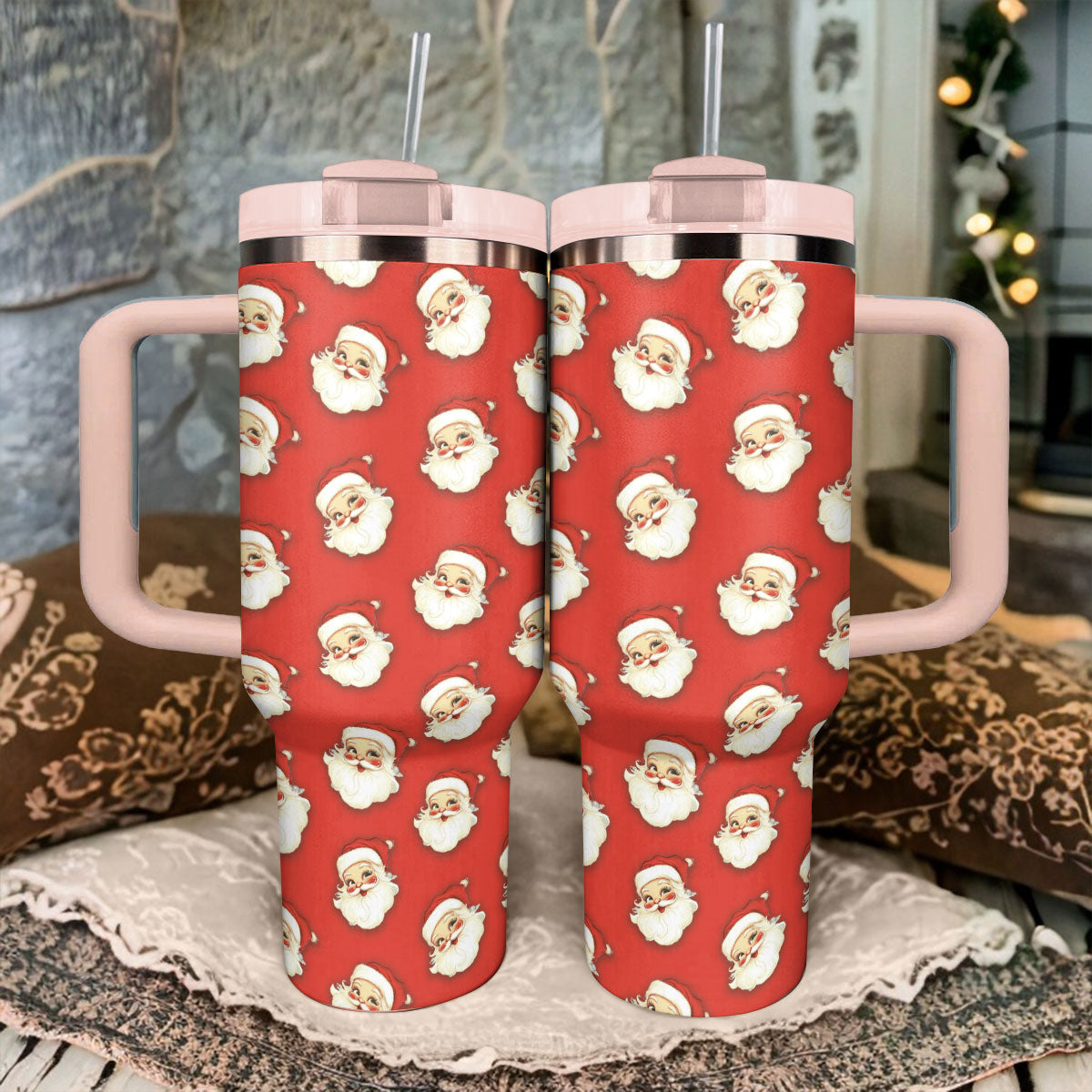 Shineful Tumbler Christmas Retro Santa