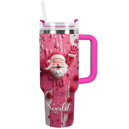 Shineful Tumbler Personalized Santa Sweet Wonderland