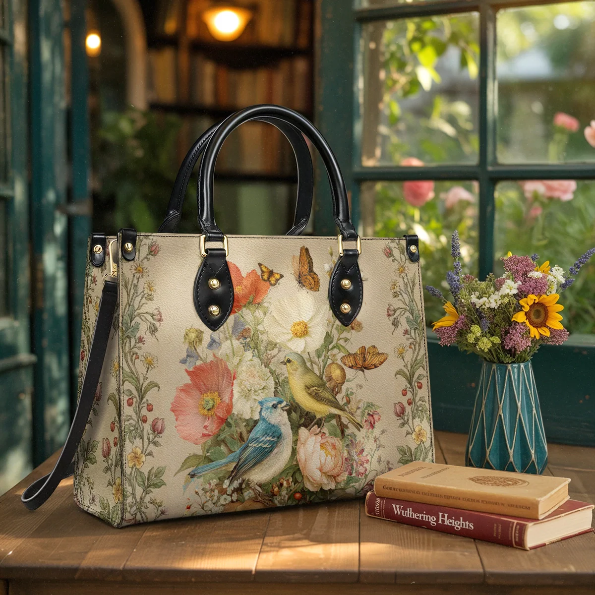 Shineful Leather Bag Whispering Garden