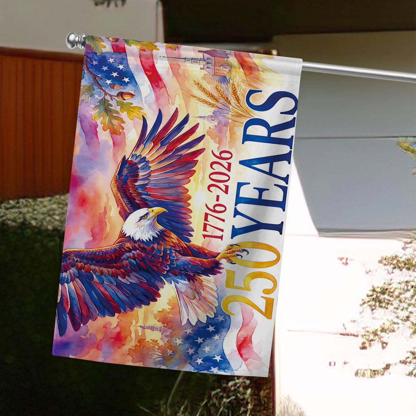 Shineful House Flag 30" x 40" - Freedom Still Soars