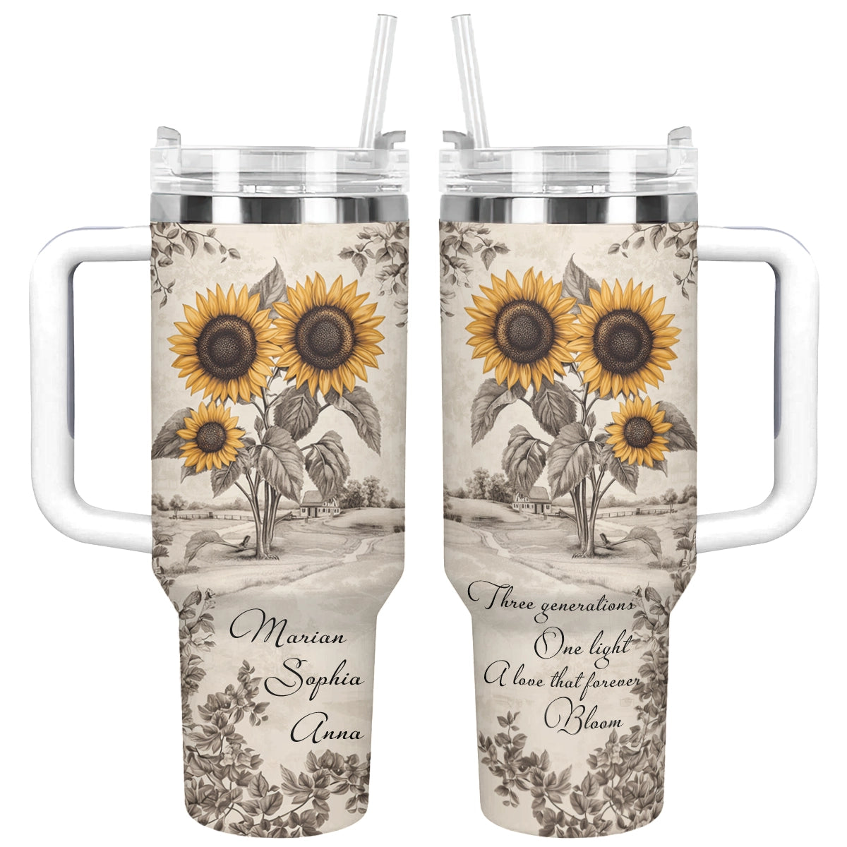 Shineful Tumbler Personalized Generations of Sunshine