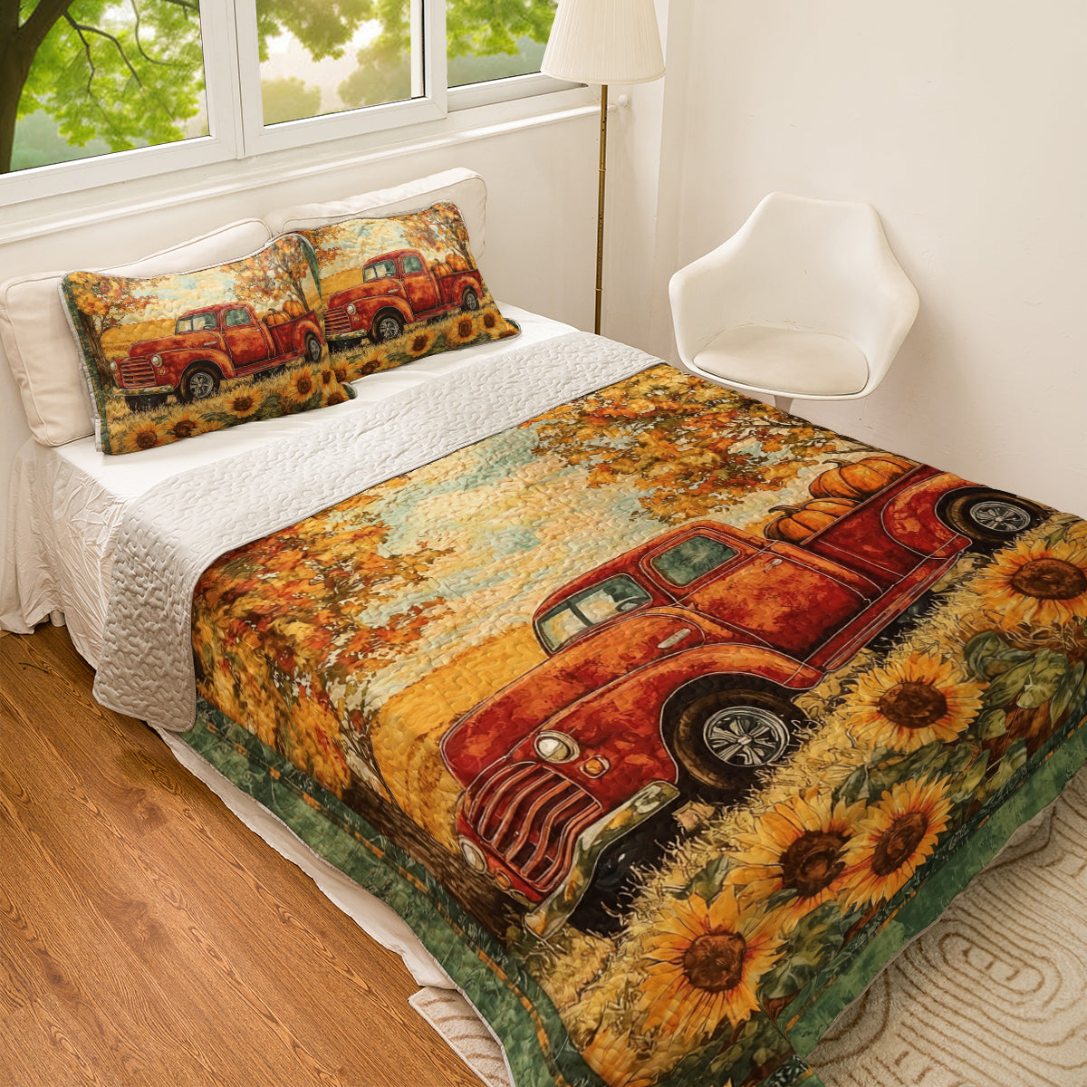 Shineful All Season Quilt 3-Piece Set Autumn Dreams