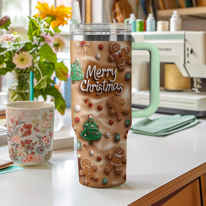 Shineful Glossy Tumbler Merry & Bright Christmas