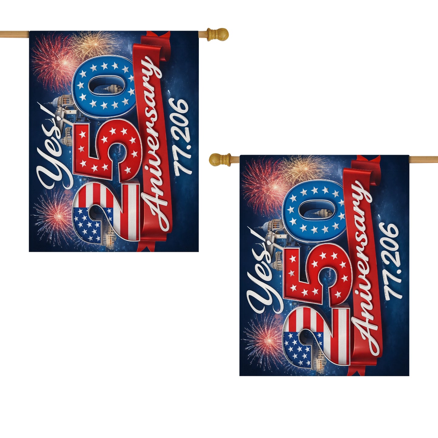 Shineful House Flag 30" x 40" - Yes to the American Story