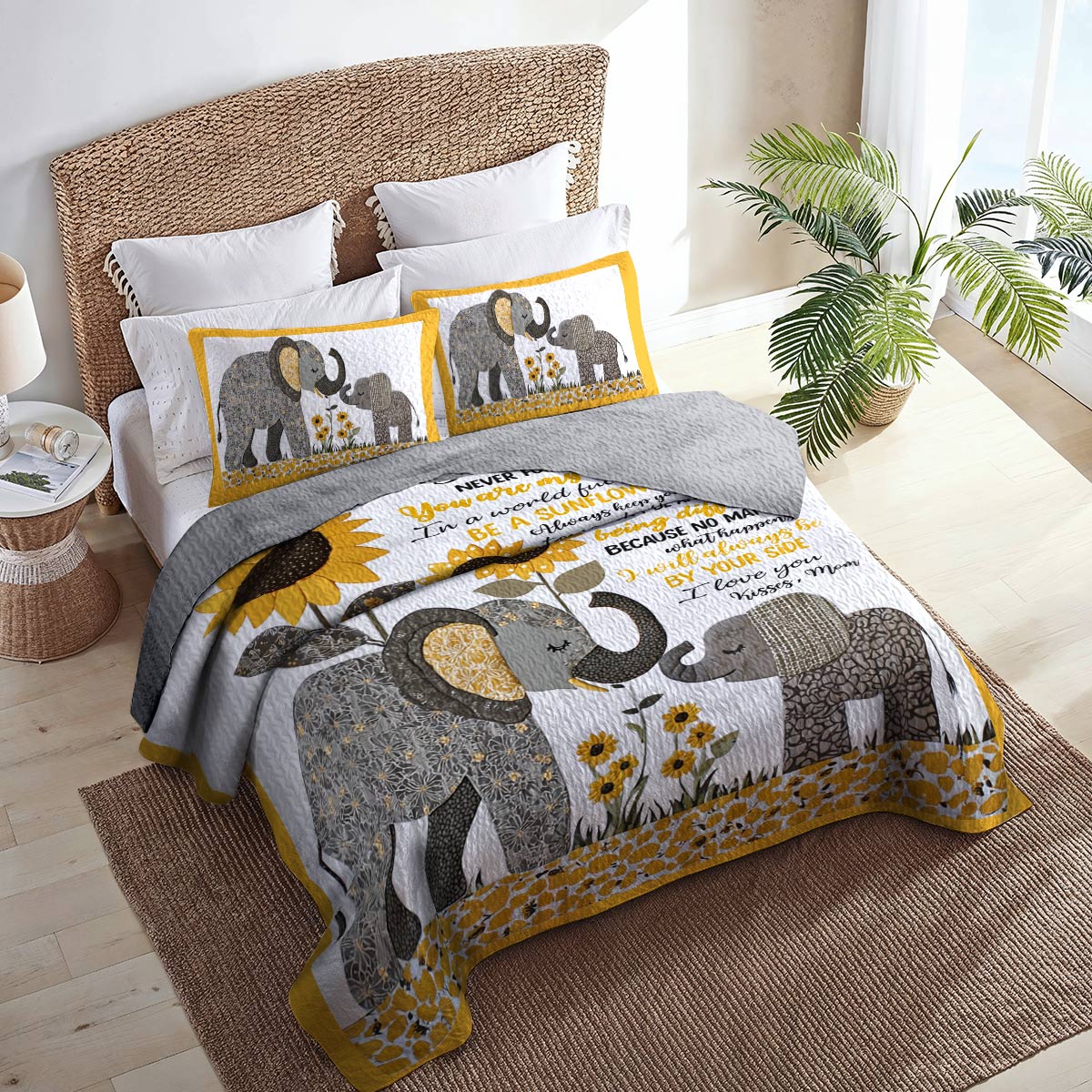Shineful All Season Quilt 3-Piece Set Sunshine Daughter