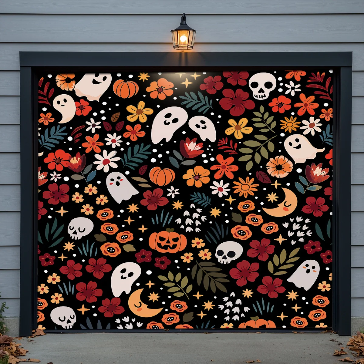 Shineful Garage Door Banner Decoration - Spooky Chic