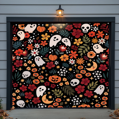 Shineful Garage Door Banner Decoration - Spooky Chic
