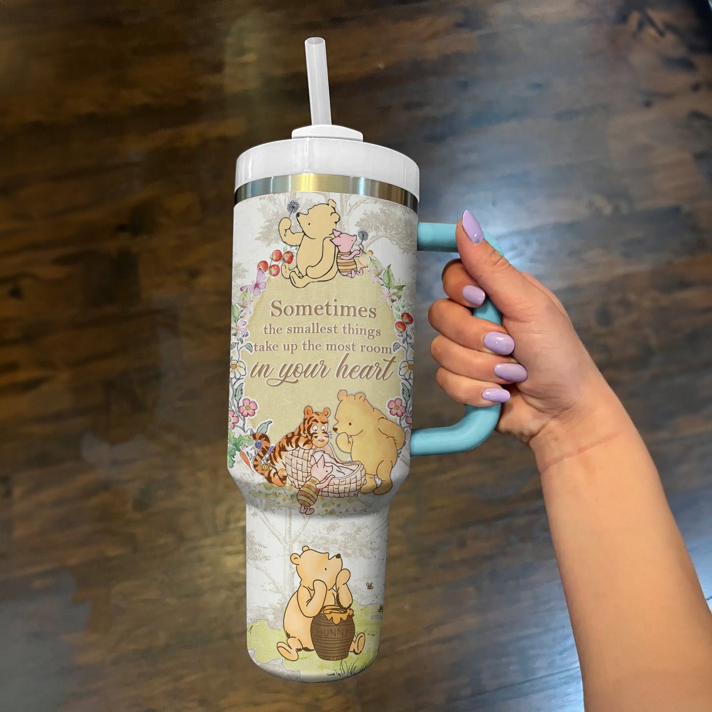 Shineful Tumbler Winnie The Pooh Sweet Moments