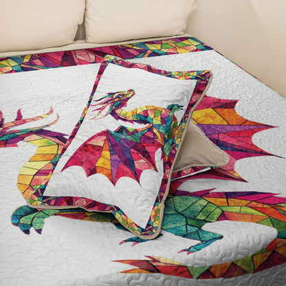 Shineful All Season Quilt 3-Piece Set - Mystic Dragon Dream