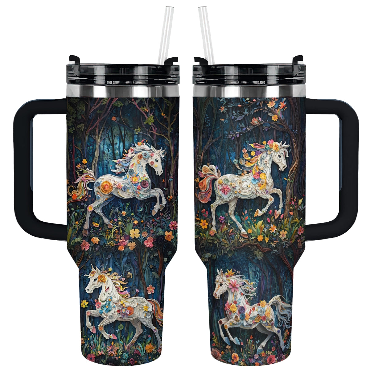 Shineful Tumbler Enchanted Forest Horse