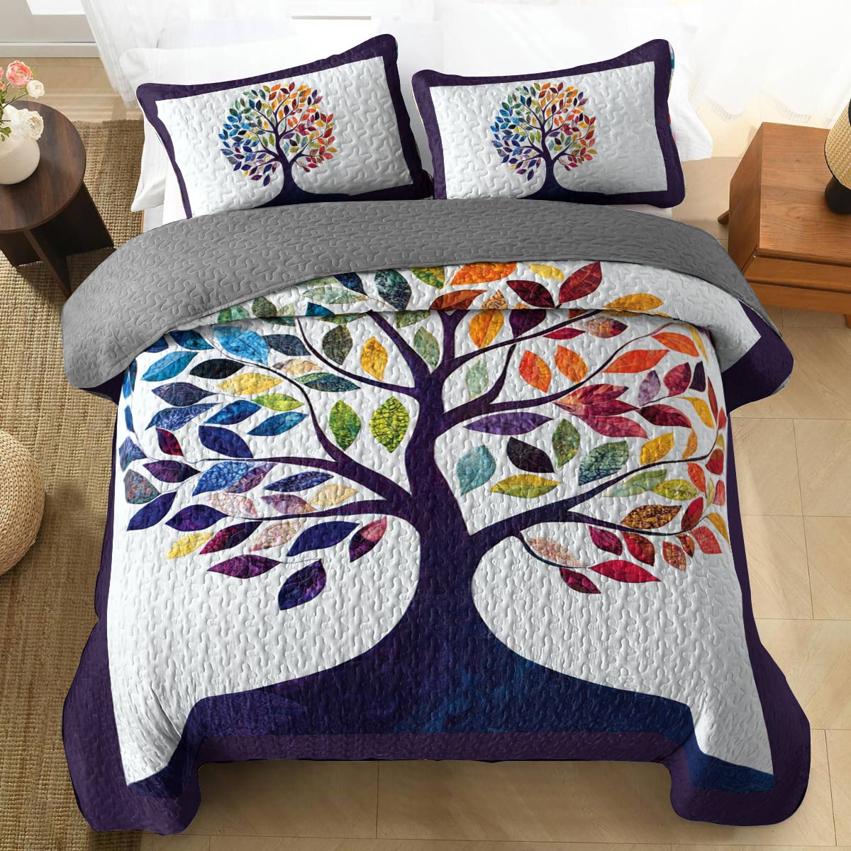 Shineful All Season Quilt 3-Piece Set Enchanted Forest