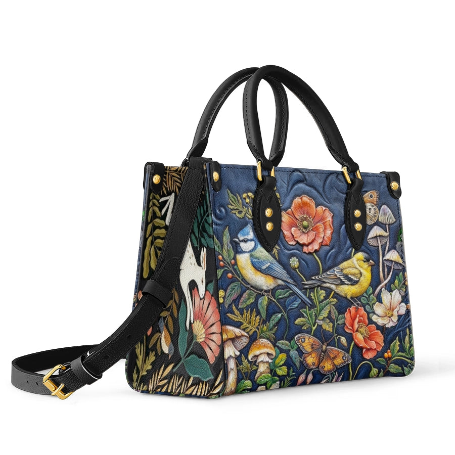Shineful Leather Bag Midnight Garden