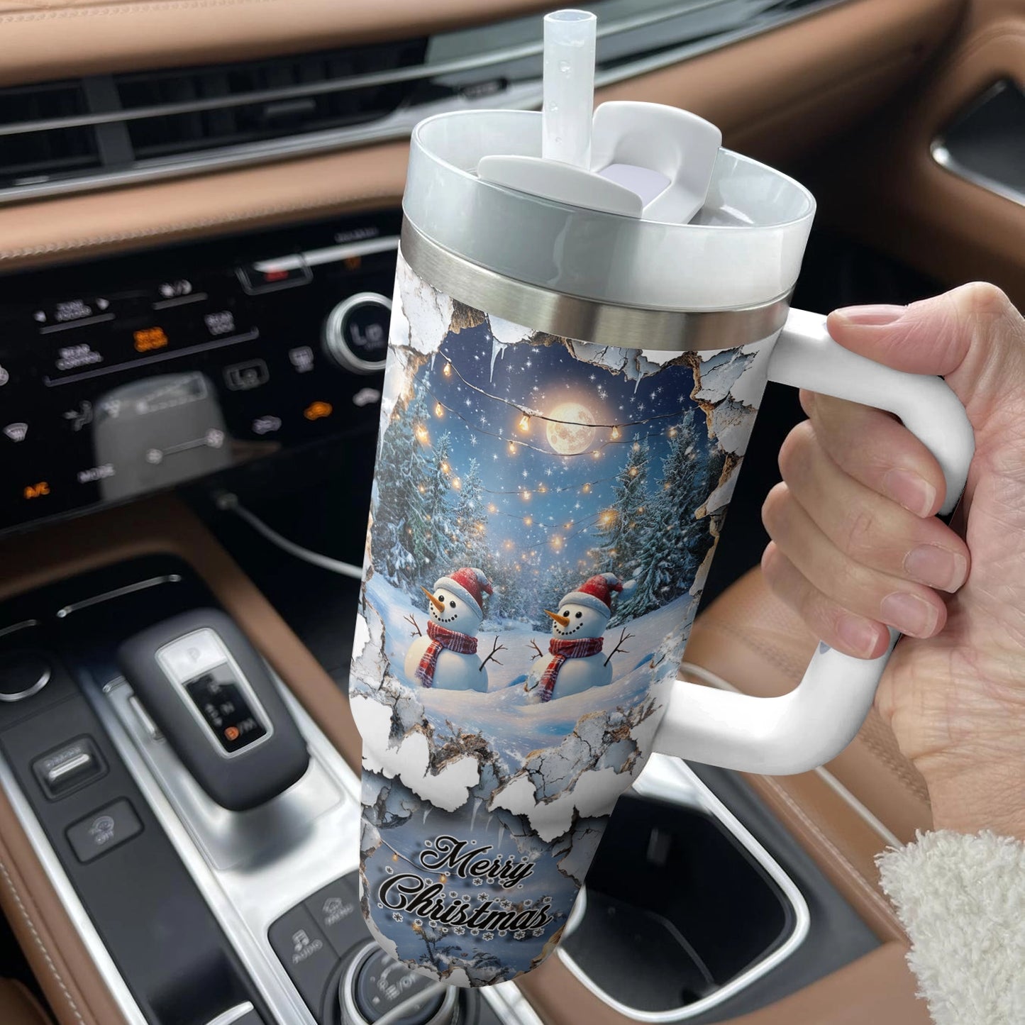 Shineful Glossy Tumbler Snowy Escape