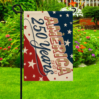 Shineful Gargen Flag 12" x 18" - A Nation Built to Last