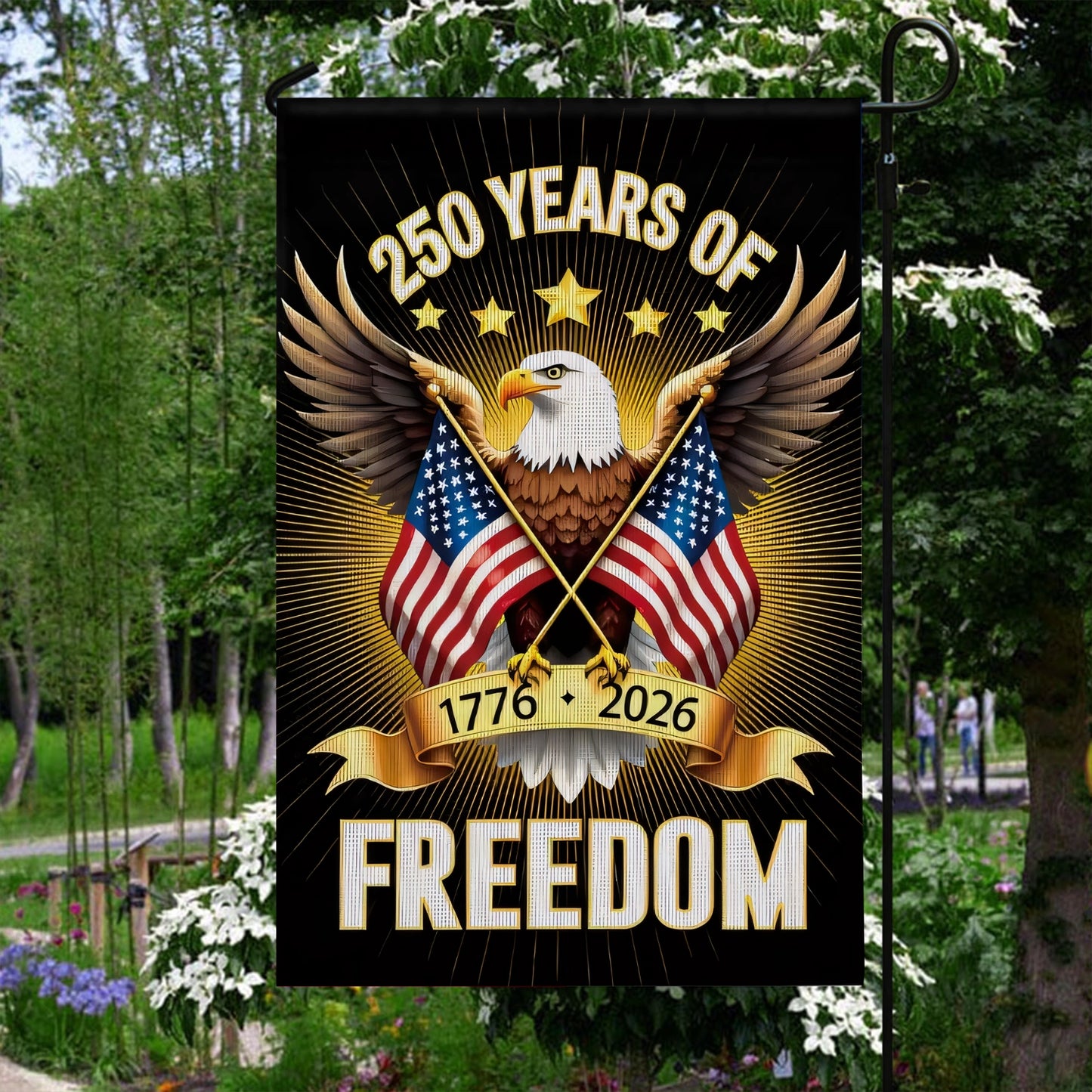 Shineful Gargen Flag 12" x 18" - Liberty Endures