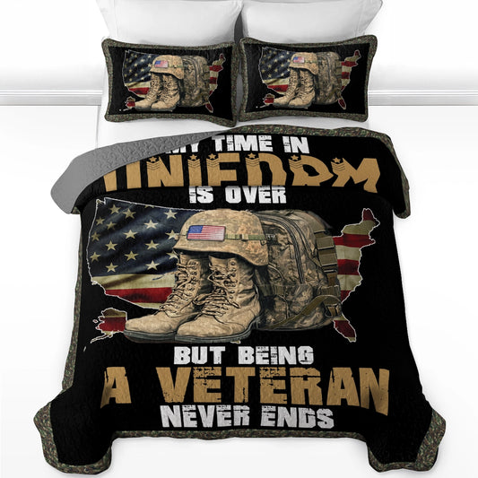 Shineful All Season Quilt 3-Piece Set - Veteran's Valor