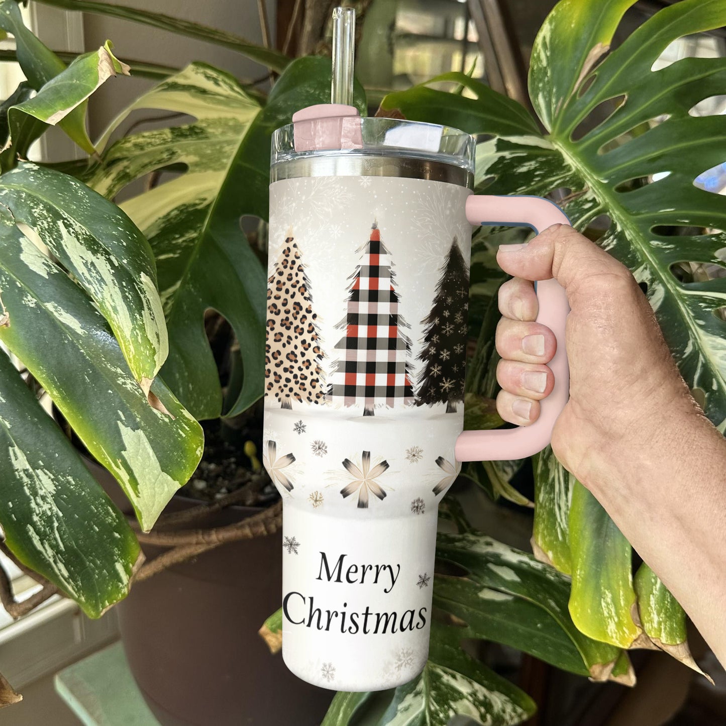 Shineful Tumbler Elegent Christmas Trees