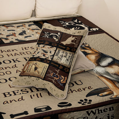 Shineful All Season Quilt 3-Piece Set Loyal Shepherd Comfort