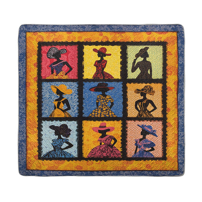 Shineful All Season Quilt 3-Piece Set - Black Women Chic & Cheerful