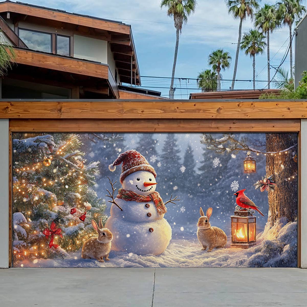 Shineful Garage Door Banner Decoration Christmas Eve Magic