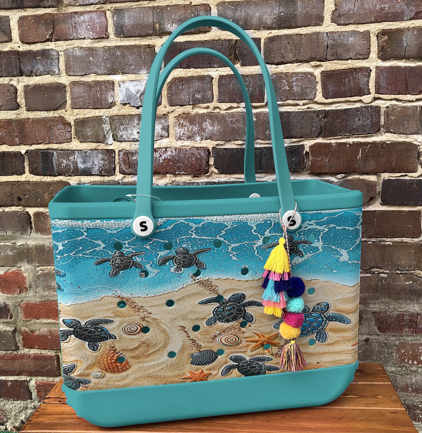 Shineful Beach Bag Turtle Journey
