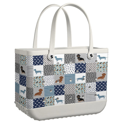 Shineful Beach Bag Dachshund Delight