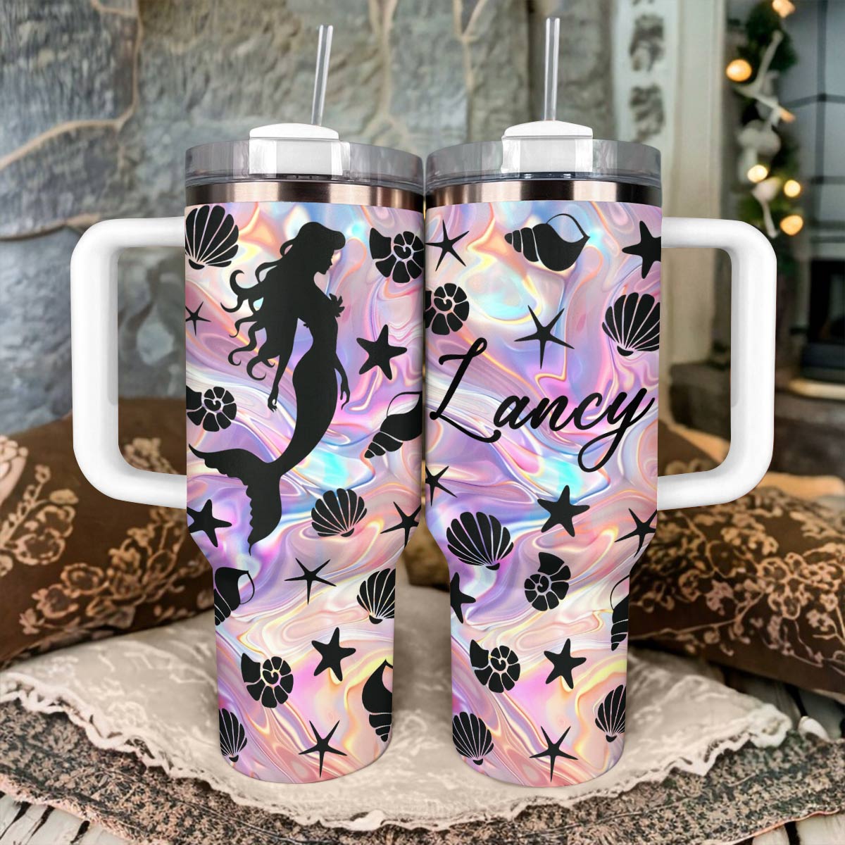Shineful Tumbler Mermaid Personalized