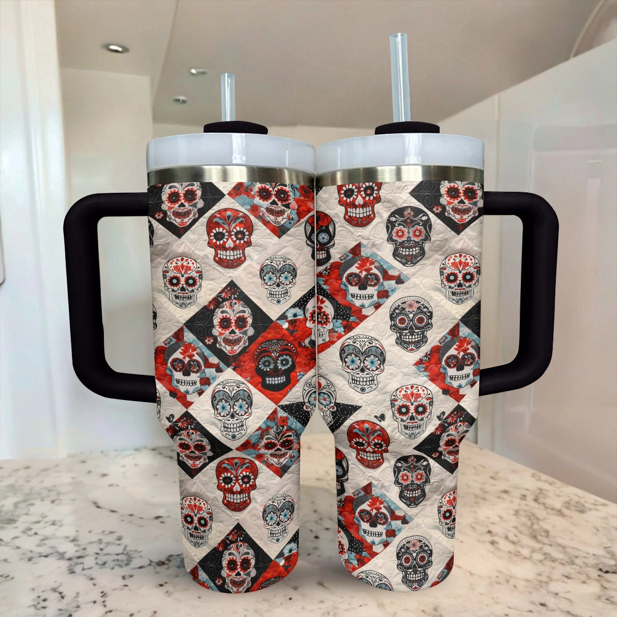 Shineful Tumbler Fiesta Skulls