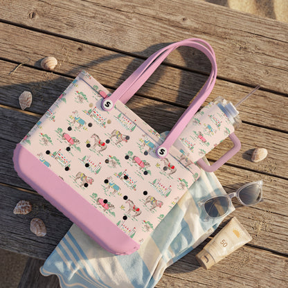 Shineful Bundle Beach Bag And Tumbler Horse Racing