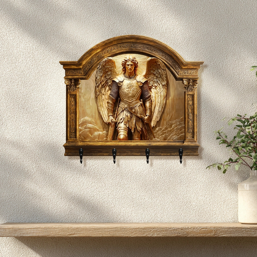 Shineful Key Holder Guardian Angel