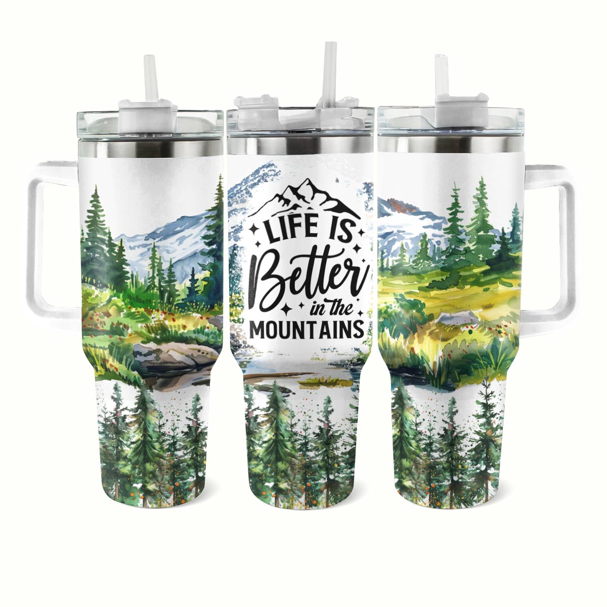Shineful Tumbler Moutain Life