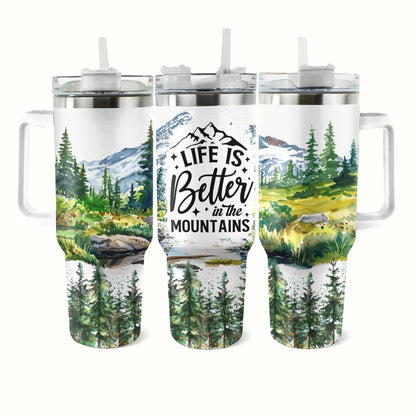 Shineful Tumbler Moutain Life