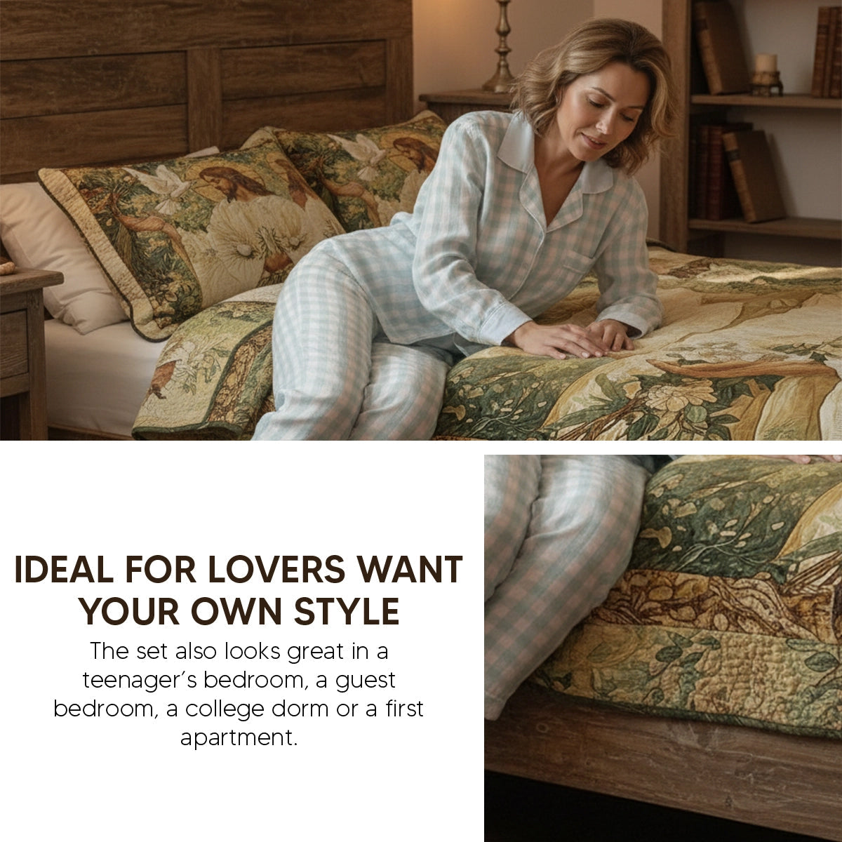 Shineful  Quilt 3-Piece Set Sunflower Cross