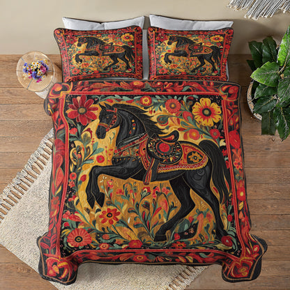 Shineful All Season Quilt 3-Piece Set Wild Spirit