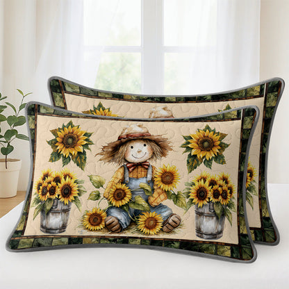 Shineful Quilt 3-Piece Set Peaceful Farmhouse Sunflower