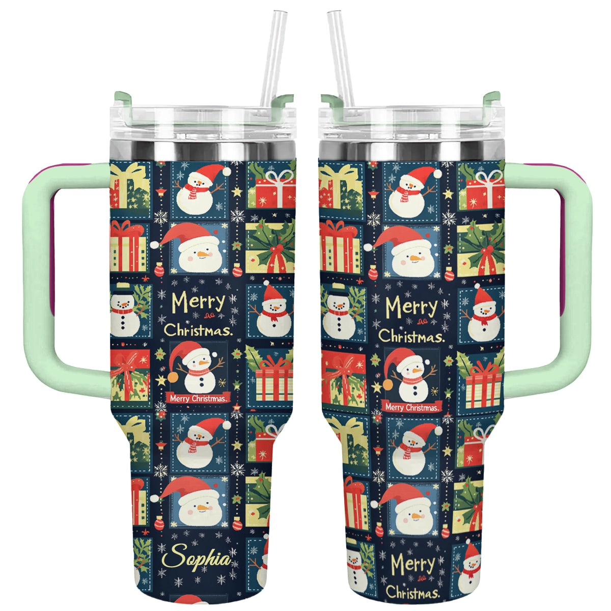 Shineful Tumbler Personalized Jolly Christmas Cheer