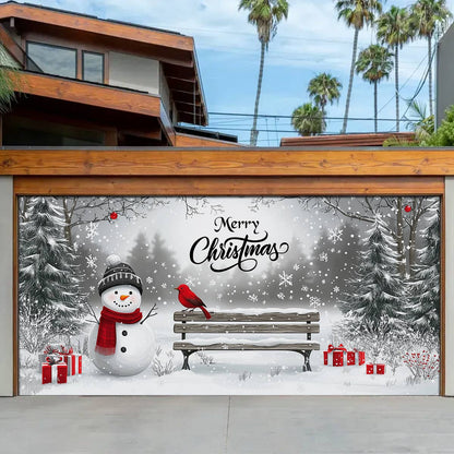 Shineful Garage Door Banner Decoration - Winter Wonderland