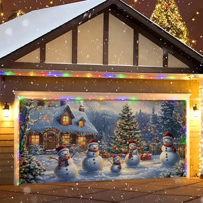 Shineful Garage Door Banner Decoration - Snowy Wonderland