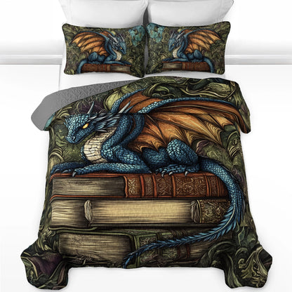 Shineful All Season Quilt 3-Piece Set - Dragon’s Sanctuary