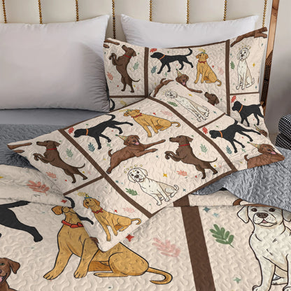 Shineful All Season Quilt 3-Piece Set - Labrador Life